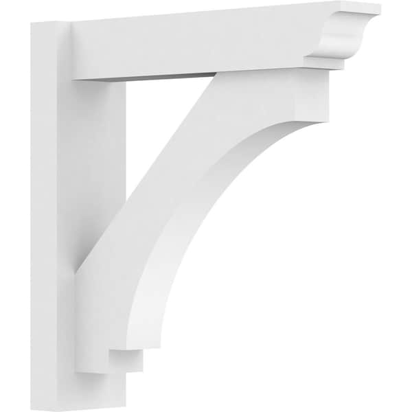Ekena Millwork Imperial Architectural Grade PVC Outlooker with Traditional Ends, 5"W X 20"D X 20"H OUTP05X20X20IMP01 - main